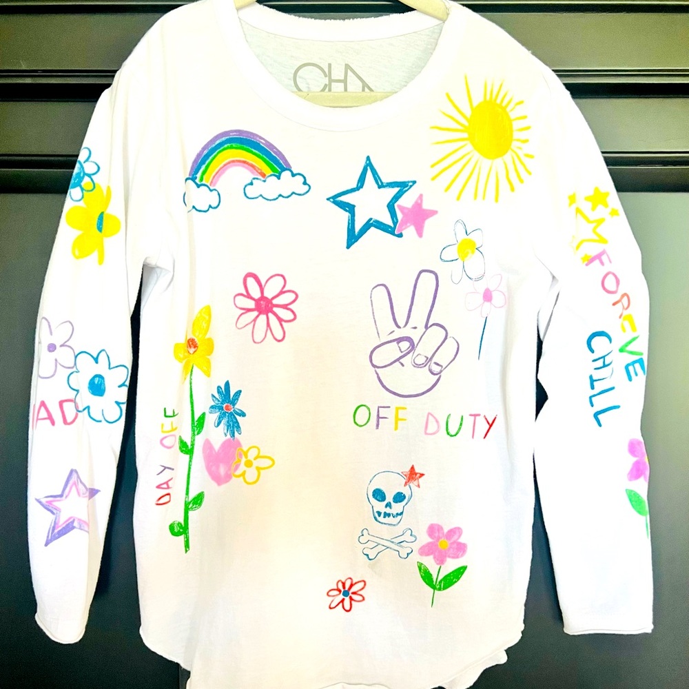 Girls CHASER brand long sleeve tee